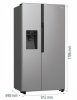 Gorenje Chłodziarko-zamrażarka NRR9185ESXL Side by Side